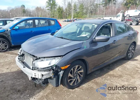 2016 Honda Civic Ex z USA, uszkodzony, nr VIN 2HGFC2F71GH517249